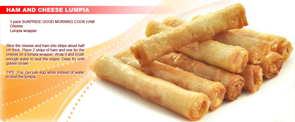 Ham and Cheese Lumpia