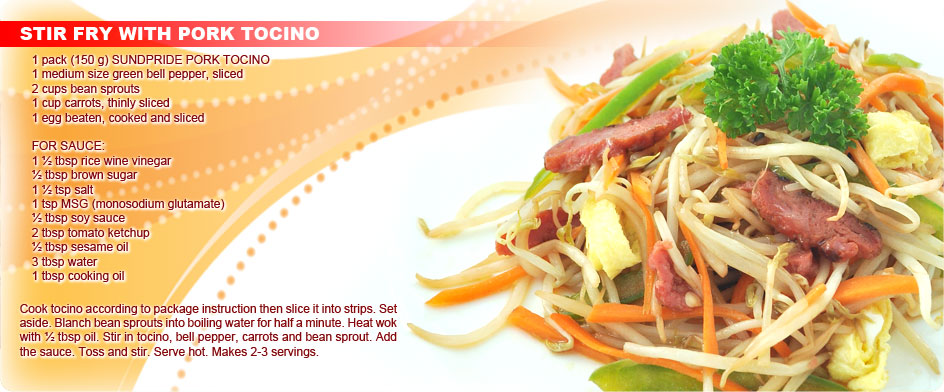 Stir Fry with Pork Tocino